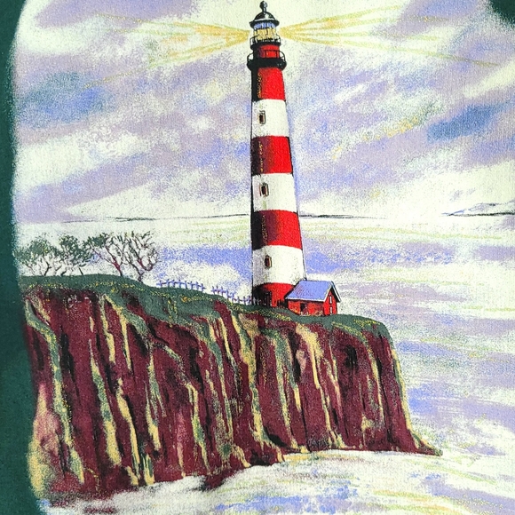 Vintage Art Lighthouse Crewneck Sweatshirt - Picture 3 of 7